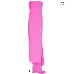 NWT SOLACE LONDON Harlee Strapless Gown HOT PINK
